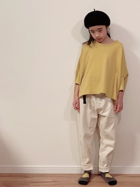 ひよ。こは。さん(キッズ・131cm)の冬コーディネート