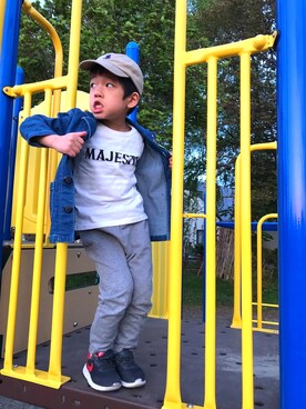 あさっぴー☆さん（キッズ・110cm）の春コーディネート