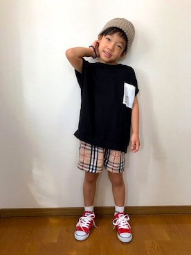 あさっぴー☆さん（キッズ・110cm）の夏コーディネート