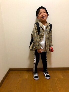 「MARC JACOBS（マークジェイコブス）のアイテム」を使った、あさっぴー☆さん（キッズ・110cm）の秋コーディネート