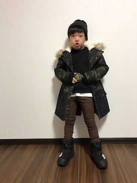 あさっぴー☆さん（キッズ・110cm）の冬コーディネート