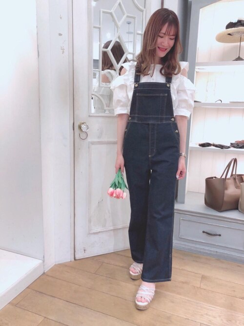 マジェスティックレゴンピオレ姫路店スタッフ Majestic Legon Majestic Legonのサロペット オーバーオールを使ったコーディネート Wear マジェスティックレゴンピオレ姫路店スタッフ Majestic Legon Majestic Legonのサロペット オーバーオールを使ったコーディネート Wear