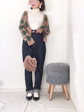 「iiMK（アイアイエムケー）のアイテム」を使った、tomoeさん（レディース・150cm）の冬コーディネート