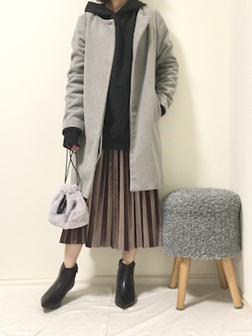 tomoeさん（レディース・150cm）の冬コーディネート