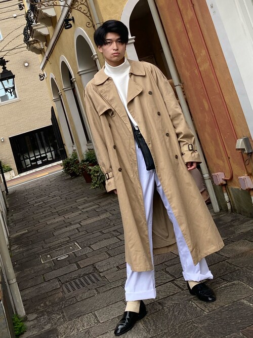 たいよー Minsobiのトレンチコートを使ったコーディネート Wear