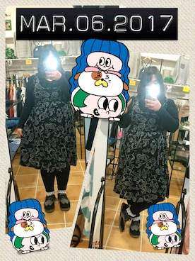 「アパレルスタッフ」｜「アイテム（その他シューズ）」を使った、ぴなちゃんさん（レディース・158cm）の春コーディネート
