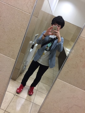 「COMME　CA COMMUNE（コムサコミューン）のアイテム（テーラードジャケット）」を使った、iraさん（メンズ・167cm）の春コーディネート