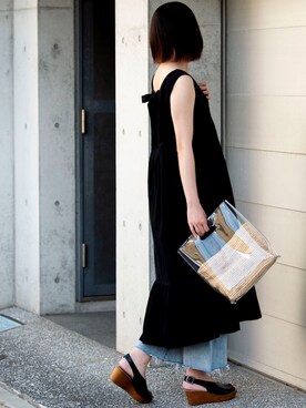 「YARD PLUS（ヤードプリュス）のアイテム」を使った、sakiさん（レディース・168cm）の夏コーディネート