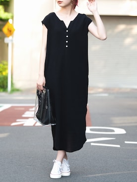 「アイテム（ワンピース/ドレス）」を使った、sakiさん（レディース・168cm・10代）の夏コーディネート