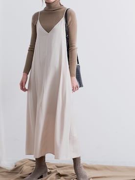 「ナチュラルスタイル」｜sakiさん（レディース・168cm）の冬コーディネート