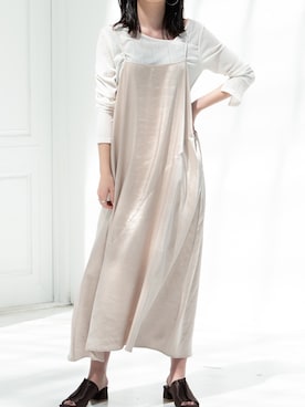 「アイテム（ワンピース/ドレス）」を使った、sakiさん（レディース・168cm・20代）の春コーディネート