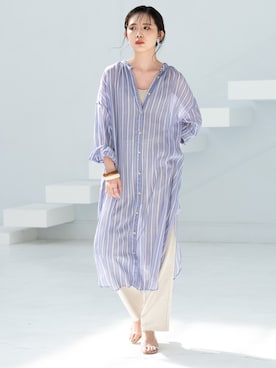 「春ワンピ」｜sakiさん（レディース・168cm）の春コーディネート