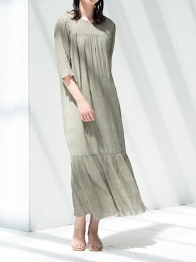 「アイテム（ワンピース/ドレス）」を使った、sakiさん（レディース・168cm・20代）の春コーディネート