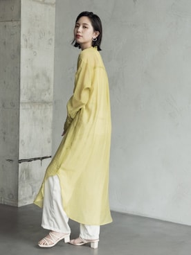 「CFT.（シフト）のアイテム」を使った、sakiさん（レディース・168cm）の夏コーディネート