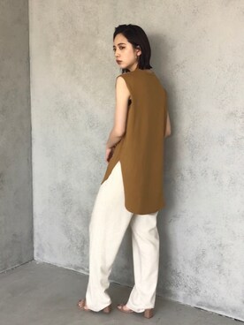 「ショートヘア」｜sakiさん（レディース・168cm）の夏コーディネート