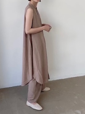 「NEUNA（ヌナ）のアイテム（パンツ）」を使った、sakiさん（レディース・168cm）の夏コーディネート