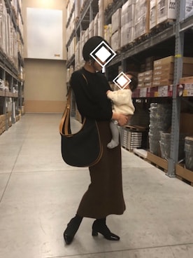 「アイテム（ピアス（両耳用））」を使った、r.さん（レディース・166cm・20代）の秋コーディネート