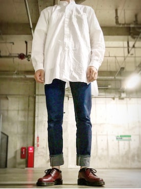 「graphzero（グラフゼロ）のアイテム」を使った、颯一さん（メンズ・174cm）の夏コーディネート