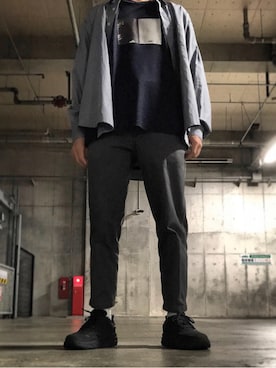 颯一さん(メンズ・174cm)の秋コーディネート