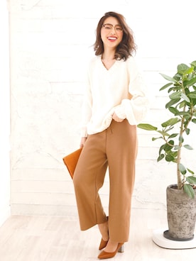 「Doula Doula（ドゥーラドゥーラ）のアイテム（パンプス）」を使った、douladoulaさん（レディース・158cm）の冬コーディネート