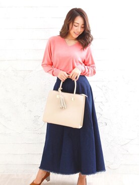 「Doula Doula（ドゥーラドゥーラ）のアイテム（パンツ）」を使った、douladoulaさん（レディース・158cm）の冬コーディネート