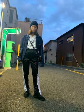 「MISBHV（ミスビヘイブ）のアイテム」を使った、R.Rさん（メンズ・168cm）の秋コーディネート