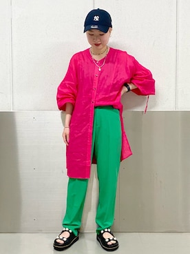 ayanoさん（レディース・154cm）の夏コーディネート