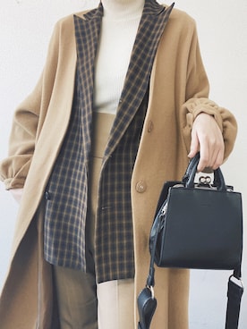 「Ameri（アメリ）のアイテム」を使った、Tsujita Rinoさん（レディース・153cm）の春コーディネート