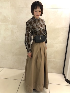 「TOFF&LOADSTONE（トフアンドロードストーン）のアイテム」を使った、kana   takahashiさん（レディース・159cm）の秋コーディネート