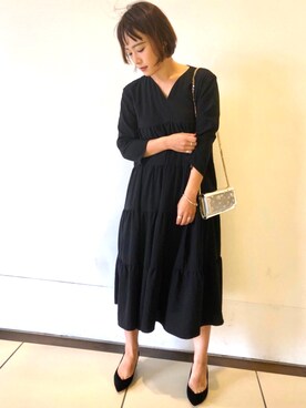 「Casselini（キャセリーニ）のアイテム（財布/小物）」を使った、kana   takahashiさん（レディース・159cm）の秋コーディネート