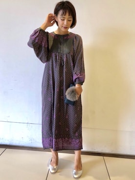 「Casselini（キャセリーニ）のアイテム（財布/小物）」を使った、kana   takahashiさん（レディース・159cm）の秋コーディネート