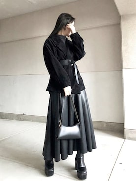 「FUN（ファン）のアイテム（ジャケット/アウター）」を使った、skmtmloさん（レディース・159cm）の冬コーディネート