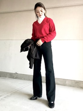 「Kenneth Cole（ケネスコール）のアイテム（ジャケット/アウター）」を使った、skmtmloさん（レディース・159cm）の冬コーディネート