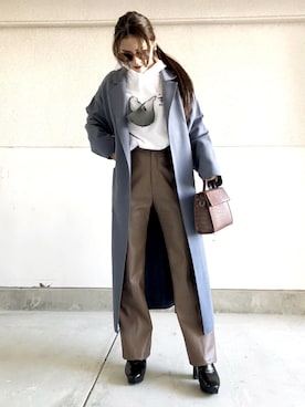 「Jayro（ジャイロ）のアイテム（ジャケット/アウター）」を使った、skmtmloさん（レディース・159cm）の冬コーディネート