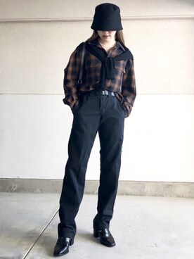 「アイテム（帽子）」を使った、skmtmloさん（レディース・159cm・10代）の春コーディネート