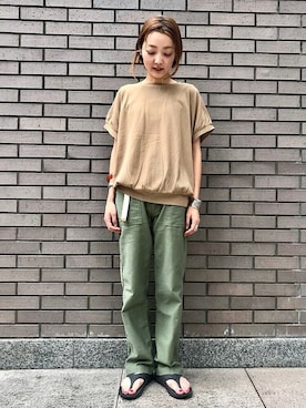 阿部さん（レディース・165cm）の夏コーディネート