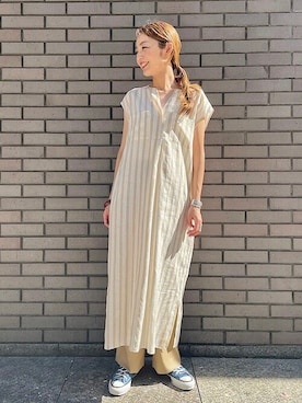 阿部さん(レディース・165cm)の夏コーディネート