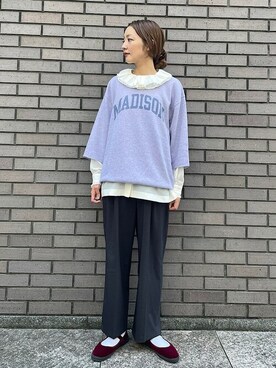 「odub」｜阿部さん（レディース・165cm）の秋コーディネート