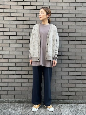 「WAI」｜阿部さん（レディース・165cm）の秋コーディネート