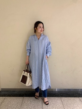 「Moname（モナーム）のアイテム（パンツ）」を使った、undmaimaiさん（レディース・163cm）の冬コーディネート
