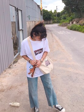 「アイテム（キーケース/キーアクセサリー、ブラウン系）」を使った、ckkkkkkkkkksさん（レディース・160cm）の秋コーディネート