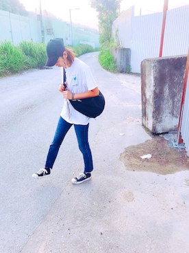 「ANTI HERO（アンタイヒーロー）のアイテム」を使った、ckkkkkkkkkksさん（レディース・160cm）の秋コーディネート