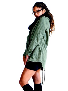 「outwear」｜Detranelle さん（レディース・165cm）の冬コーディネート