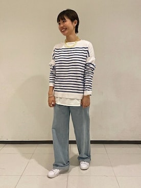 鈴木さん（レディース・156cm）の冬コーディネート