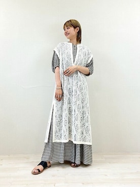 鈴木さん（レディース・156cm）の夏コーディネート