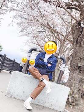 にーださん（メンズ・167cm）の春コーディネート