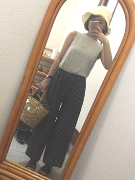 「HONEY（ハニー）のアイテム」を使った、むんちゃんさん（レディース・160cm）の夏コーディネート