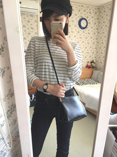 むんちゃん 無印良品のtシャツ カットソーを使ったコーディネート Wear