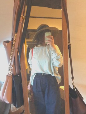 「しまむら（シマムラ）のアイテム（財布/小物）」を使った、roycanさん（レディース・158cm）の春コーディネート