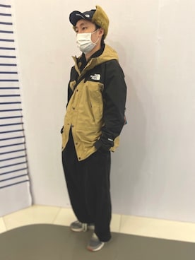 「northface」｜「アイテム（その他アウター）」を使った、Mackenzieさん（メンズ・176cm）の冬コーディネート